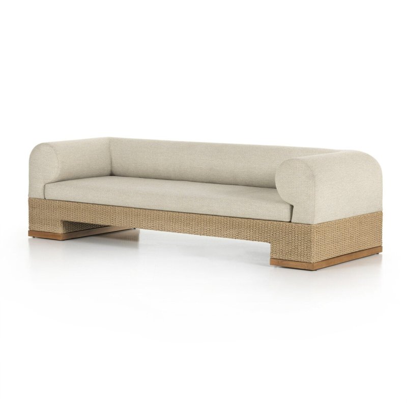 Designer Handmade Wooden Outdoor Sofa Sofa - Bone Inlay Furnitures