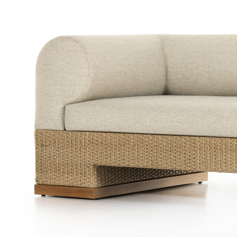 Designer Handmade Wooden Outdoor Sofa Sofa - Bone Inlay Furnitures