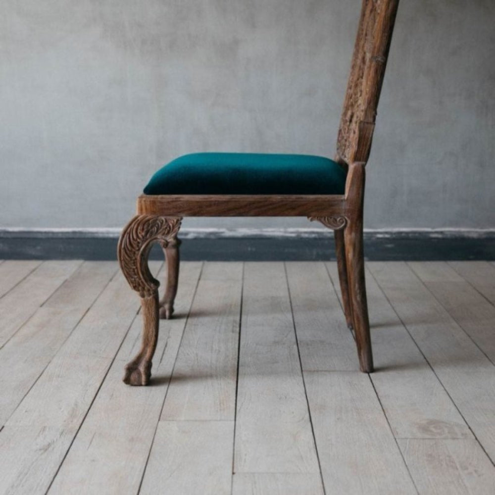 Hand Carved Solid Wooden Menagerie Parrot Dining Chair leg - Bone Inlay Furnitures