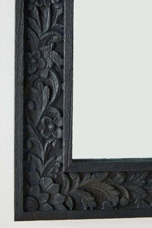 Handcarved Lombok Mirror Frame | Bathroom Mirror Frame mirror frame - Bone Inlay Furnitures