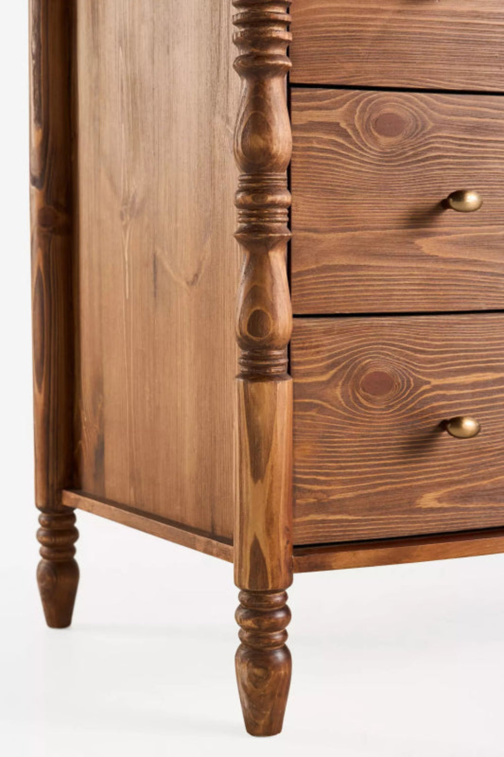 Handmade Beautifully Crafted Wooden Six - Drawer Dresser Drawer Dresser - Bone Inlay Furnitures