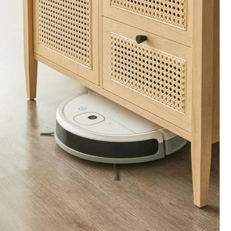 Handmade Cane Design Natural Color Display Entryway Cabinet Cabinet - Bone Inlay Furnitures