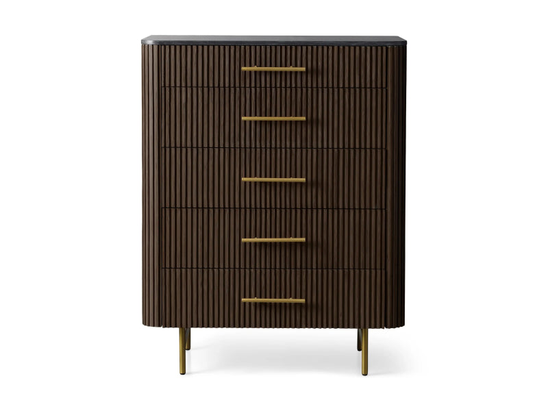 Handmade Designer Five Drawer Dresser chest of drawers - Bone Inlay Furnitures