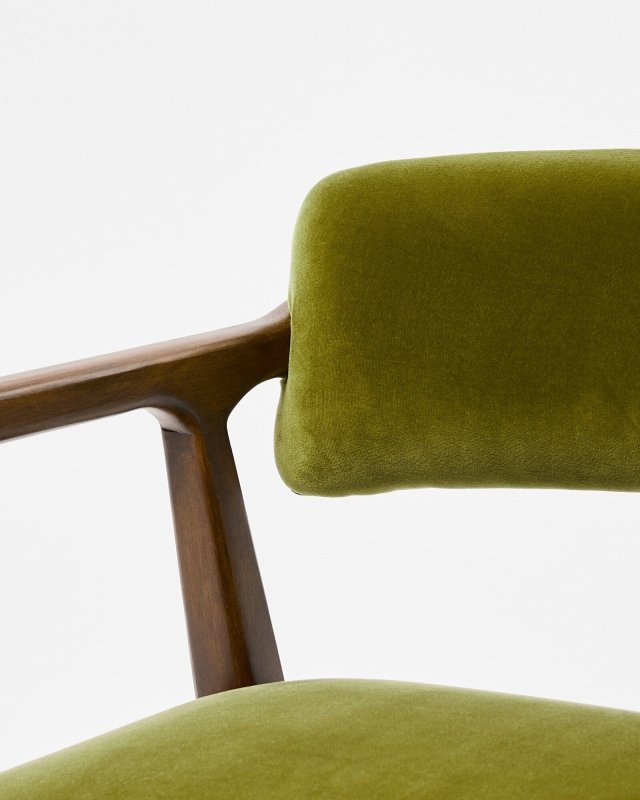 Handmade Designer Wood Armchair Chair - Bone Inlay Furnitures