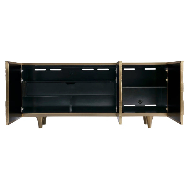 Handmade Embossed Metal Storage Credenza | Designer Sideboard Cabinet Buffet & Sideboard - Bone Inlay Furnitures