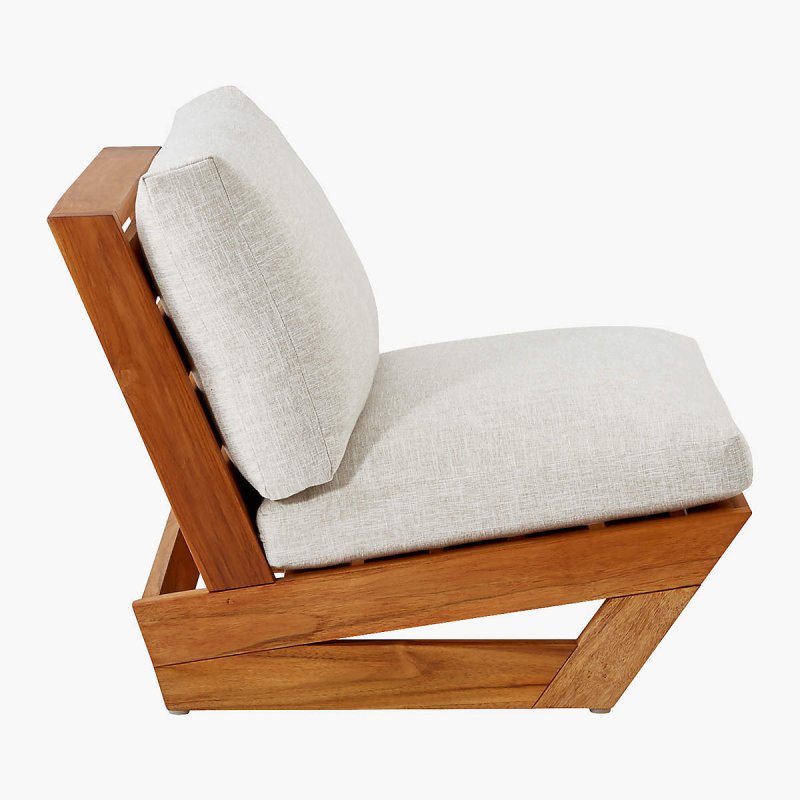 Handmade Wooden Sunset Outdoor Lounge Chair Lounge Chair - Bone Inlay Furnitures