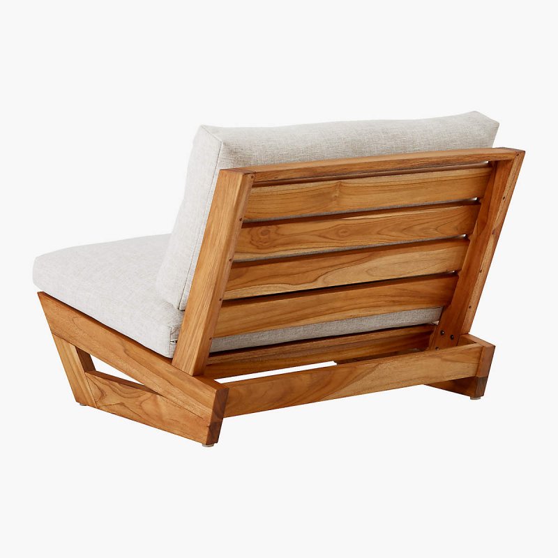Handmade Wooden Sunset Outdoor Lounge Chair Lounge Chair - Bone Inlay Furnitures