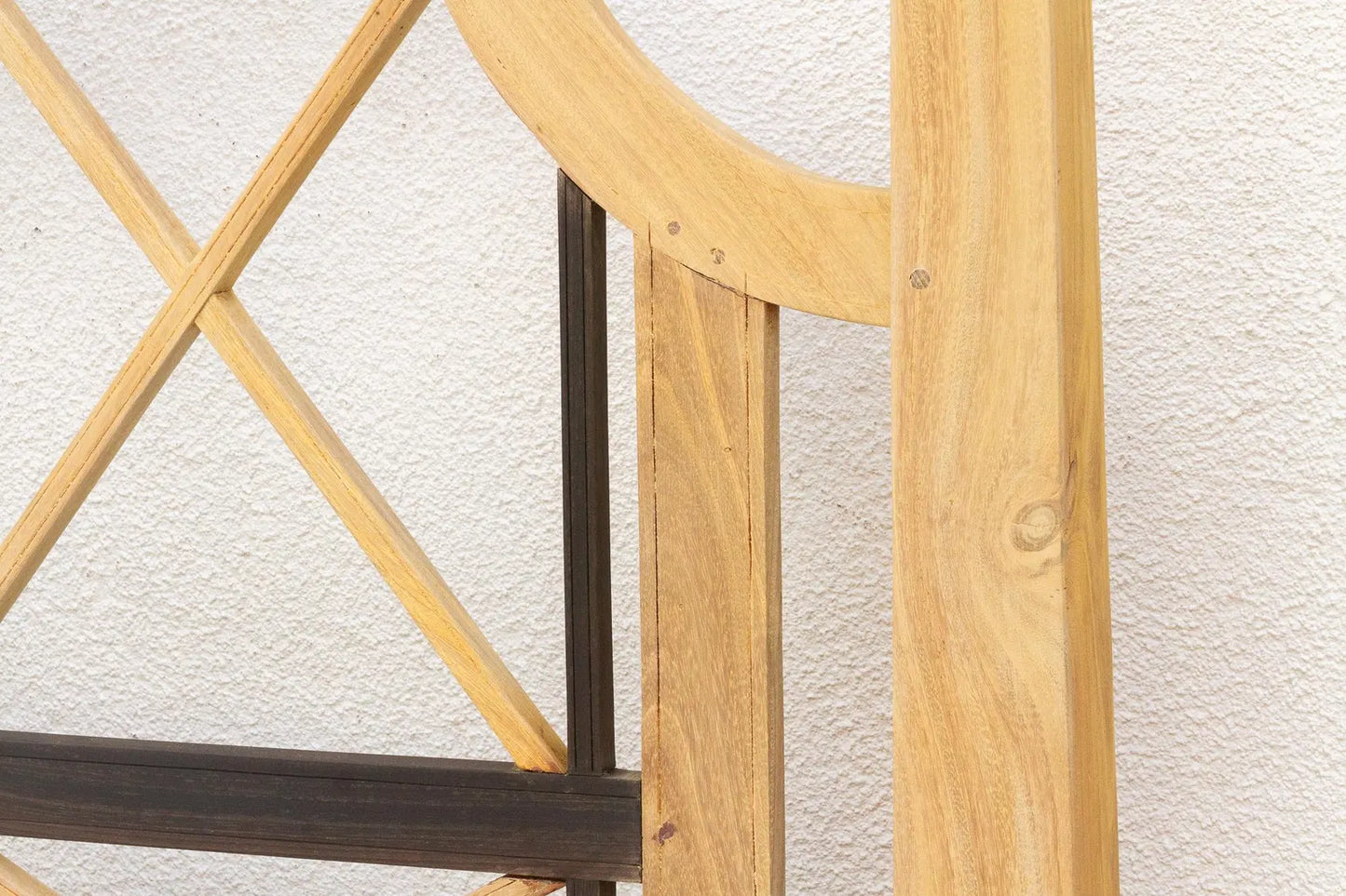 Handmade Solid Wood Colonial Bleached Farmhouse Poster Bed Frame