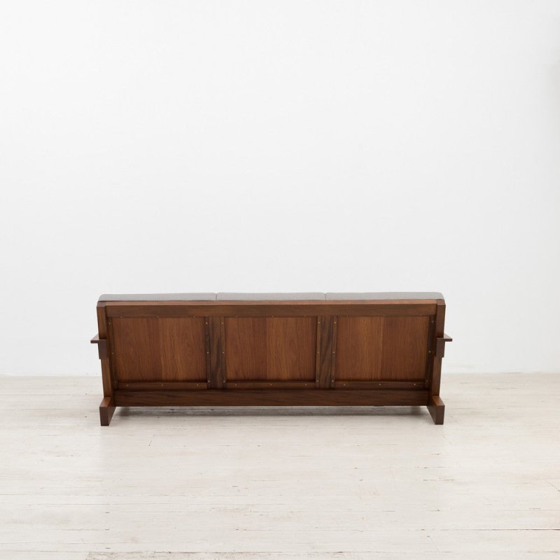 Modern Designer Wooden Lounge Arm Sofa With Upholstery Sofa - Bone Inlay Furnitures
