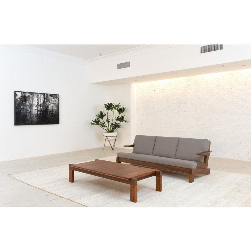 Modern Designer Wooden Lounge Arm Sofa With Upholstery Sofa - Bone Inlay Furnitures
