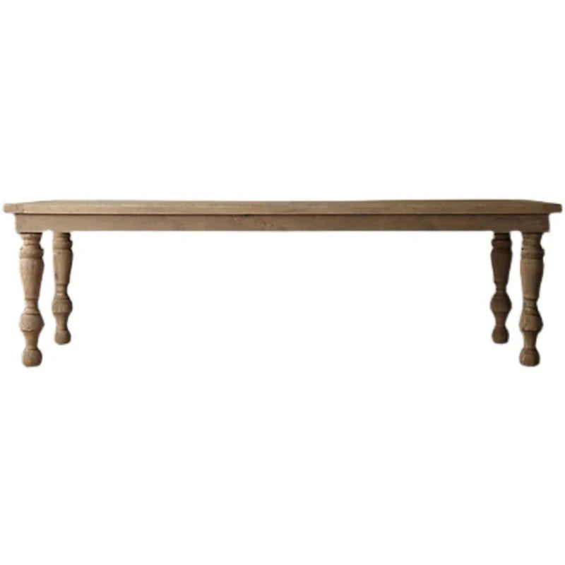 Modern Wooden Rectangle Dining Table with four Legs for Restaurant dining table - Bone Inlay Furnitures