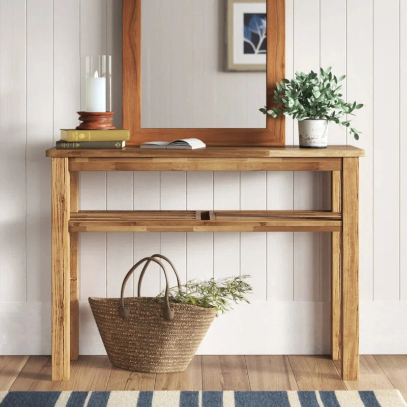 Natural Color Designer Handmade Console Table Console Table - Bone Inlay Furnitures