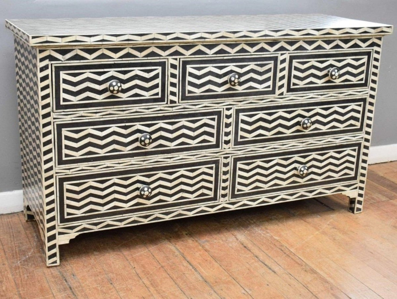 Bone Inlay 7 Drawers Dresser