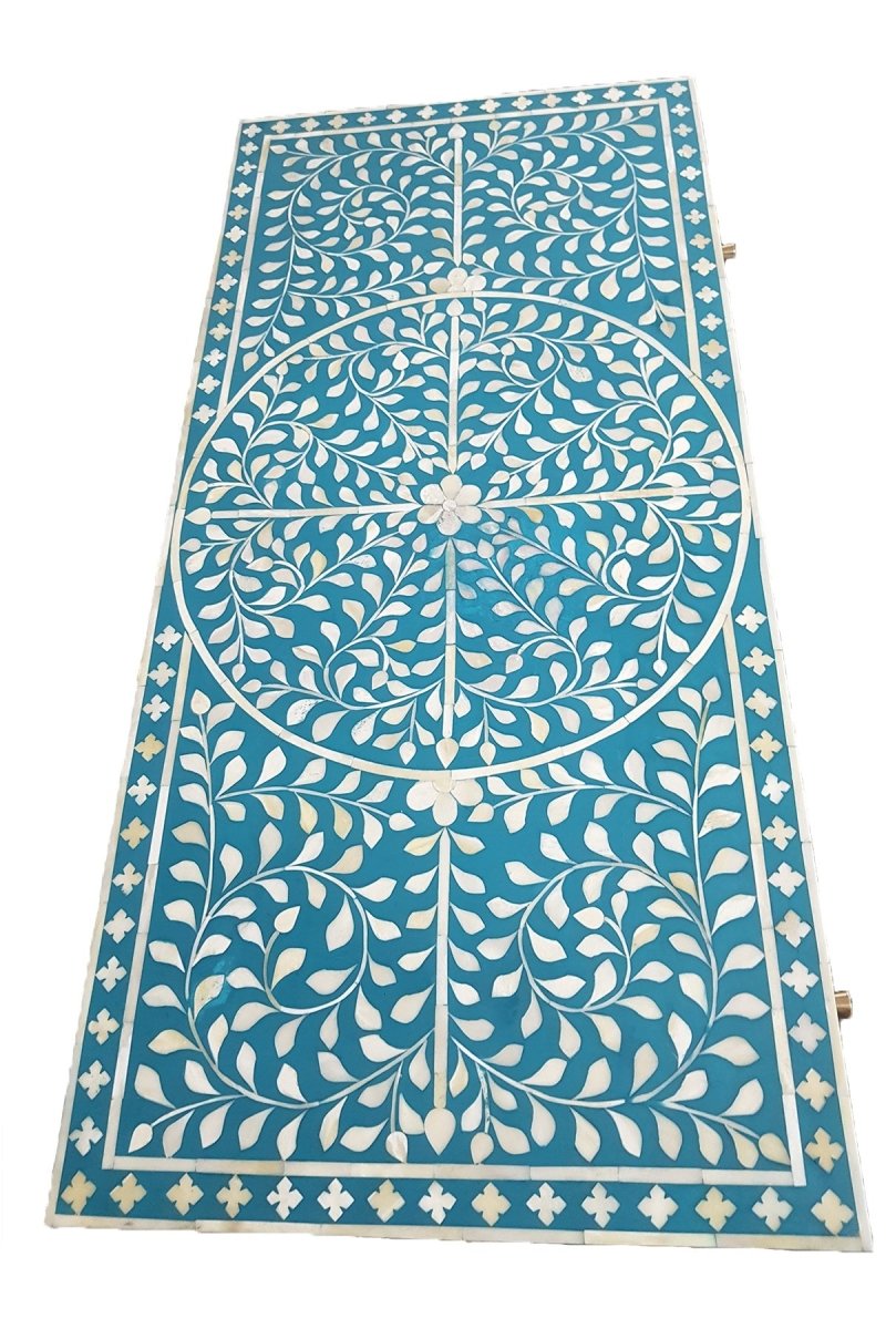 Bone Inlay Scroll vine Dresser