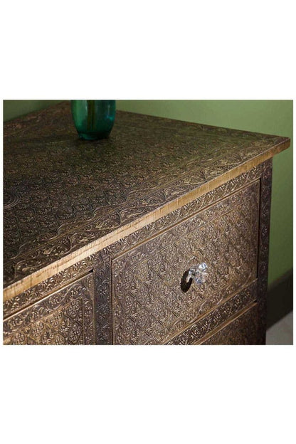 Metal Chest of 4 Drawers