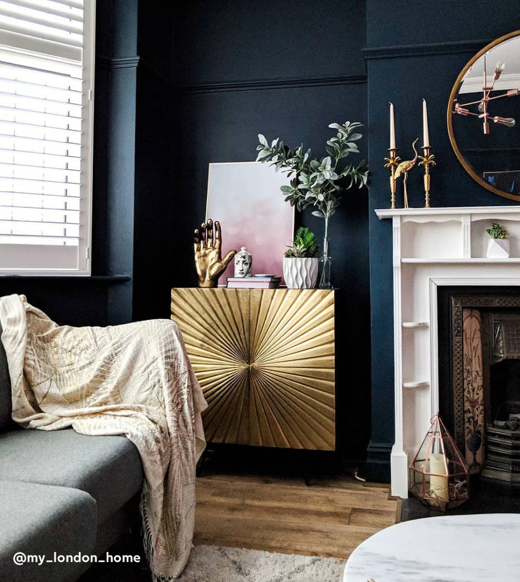 Hand Embossed Brass Cabinet | Wooden Golden Metal Cabinetry Furniture Cabinet - Bone Inlay Furnitures