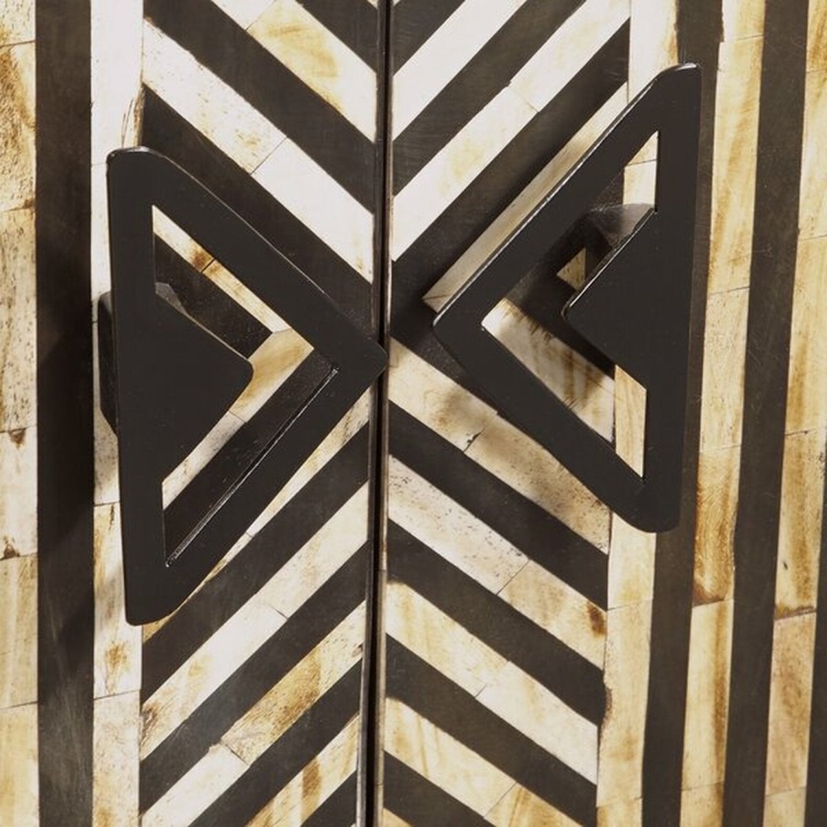 Handmade Bone Inlay Cabinet in Brown Color | Handmade Cabinetry Furniture Cabinet - Bone Inlay Furnitures