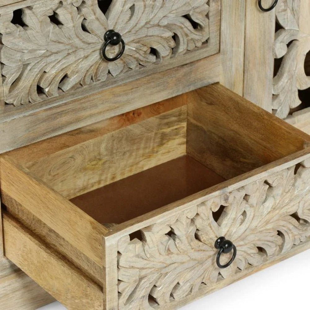 Hand-carved Buffet Table