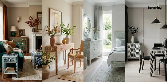Trending Colors for Bone Inlay Furniture in 2026: The Complete US Buyer's Guide by Room, Aesthetic, and Season