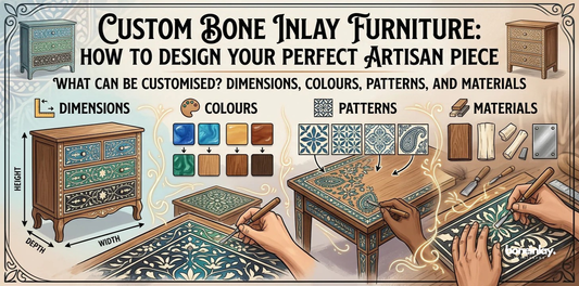 Custom Bone Inlay Furniture USA: How to Design Your Perfect Artisan Piece — and Order Direct from Our Jaipur Workshop