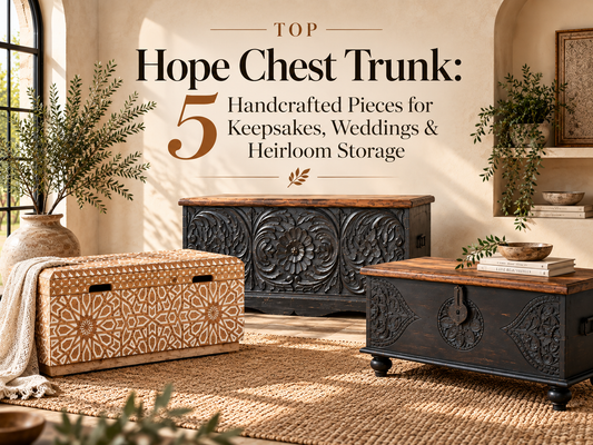 Top Hope Chest Trunk: 5 Handcrafted Pieces for Keepsakes, Weddings & Heirloom Storage