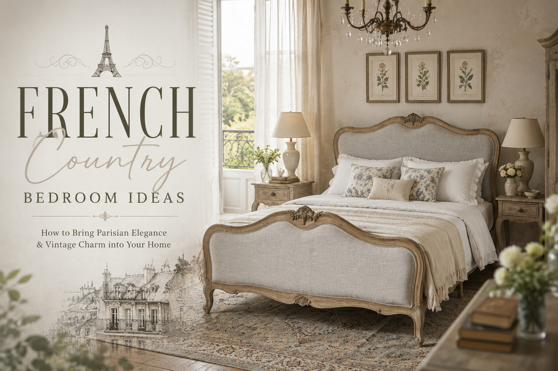 French Country Bedroom Ideas: How to Bring Parisian Eleganc Vintage Charm into Your Home