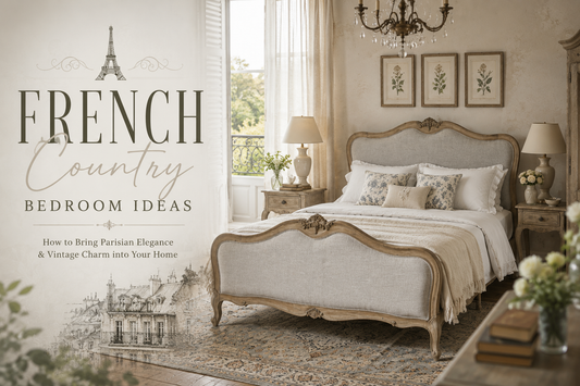 French Country Bedroom Ideas: How to Bring Parisian Elegance &amp; Vintage Charm into Your Home