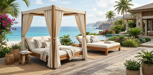 Handmade Wooden Outdoor Daybeds & Canopy Daybeds Crafted for Luxury Living
