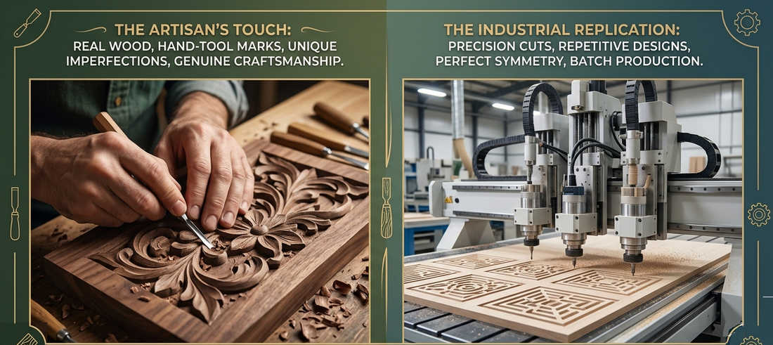 How to Tell Authentic Hand-Carved Furniture from Machine-Made Fakes
