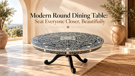 Modern Round Dining Table: Seat Everyone Closer, Beautifully