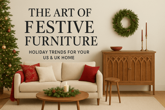 The Art of Festive Furniture: Holiday Trends for Your US & UK Home - Bone Inlay Furnitures