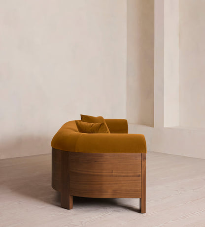 Handmade Designer Solid Wooden Elden Three - Seater Sofa