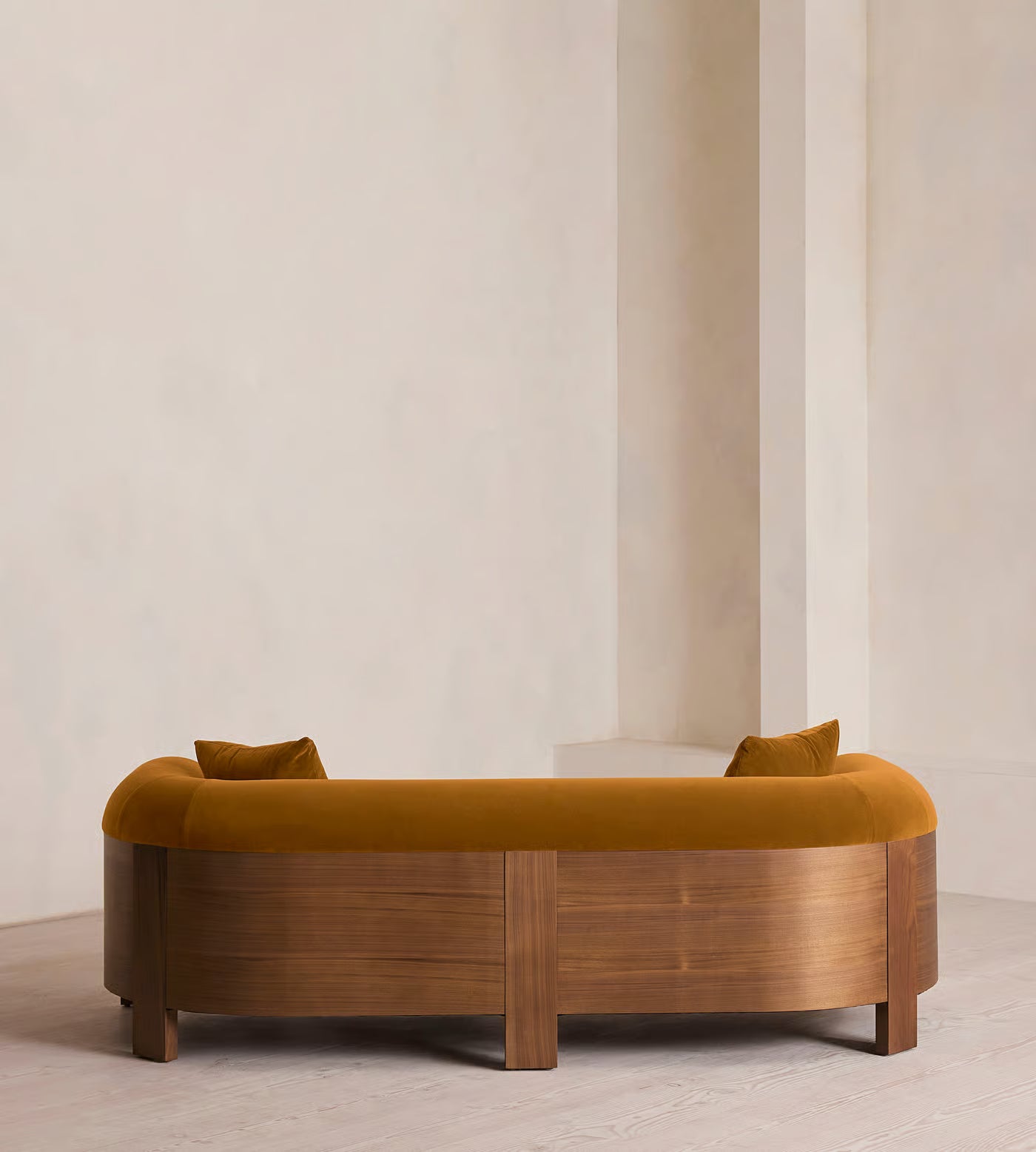 Handmade Designer Solid Wooden Elden Three - Seater Sofa