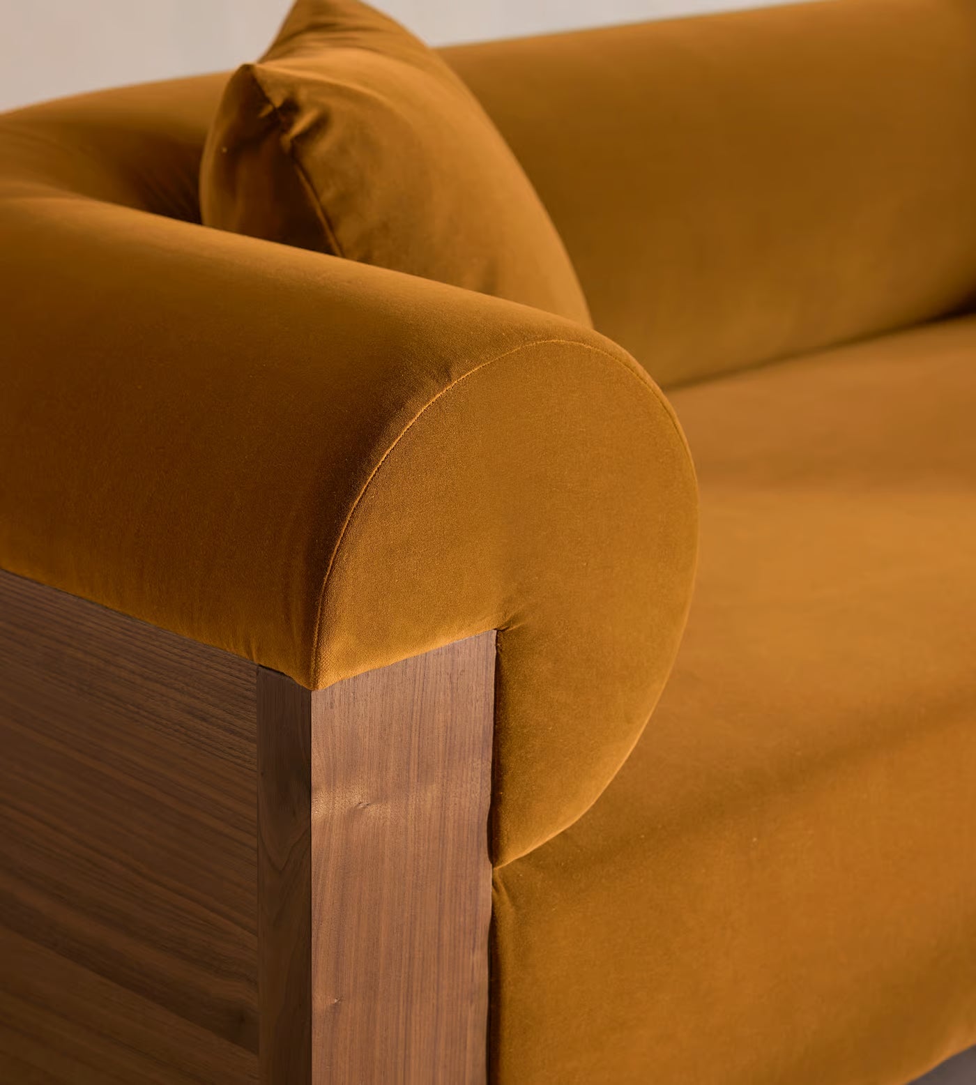 Handmade Designer Solid Wooden Elden Three - Seater Sofa