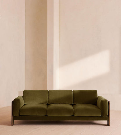 Designer Handmade Marcia Three - Seater Sofa with Reversible seat cushions