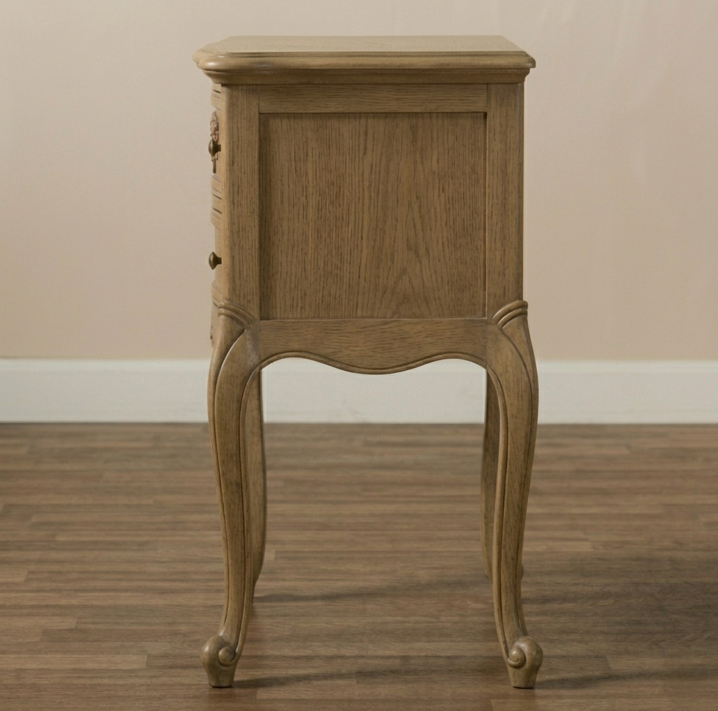 Hand Carved French Louis XV Nightstand
