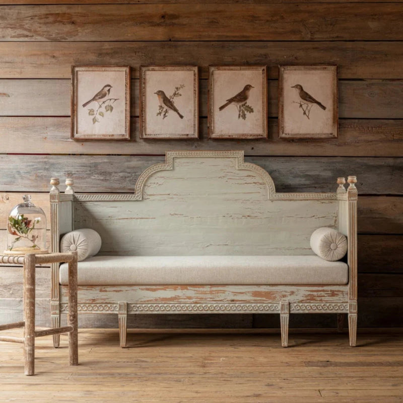 19th c. Swedish Gustavian Period Sofa Bench 