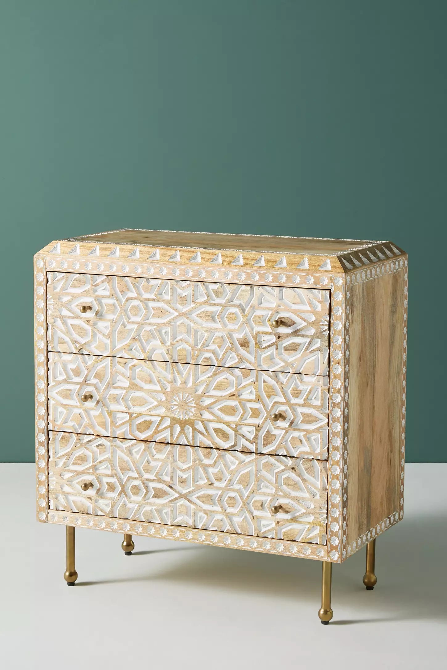 Three-Drawer Dresser Chest