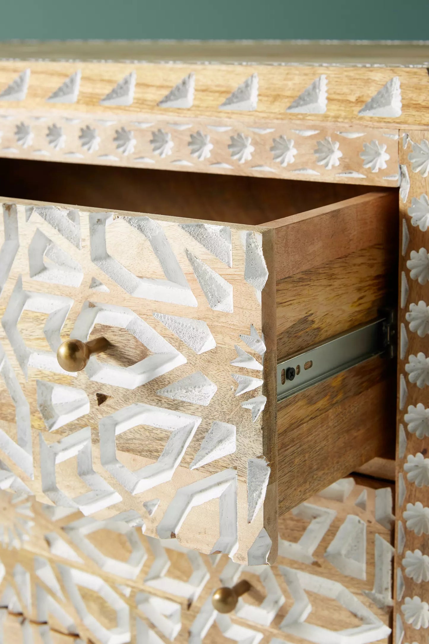 Brass Legs Chest of Drawers