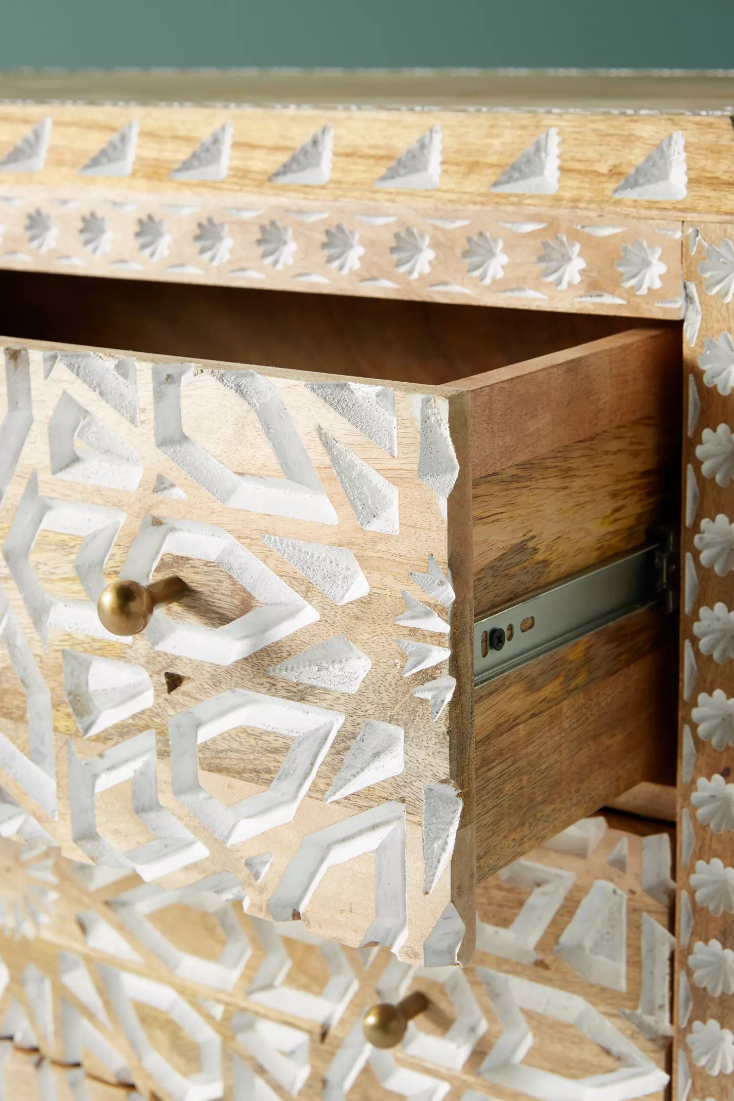 Brass Legs Chest of Drawers