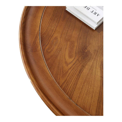 Mango Wood & Rattan Coffee Table