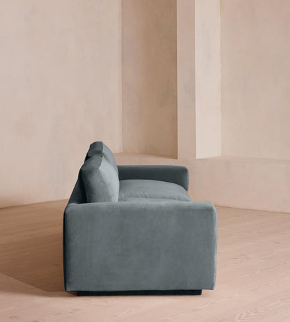 Designer Handmade Mossley Sofa Four-Seater in Velvet