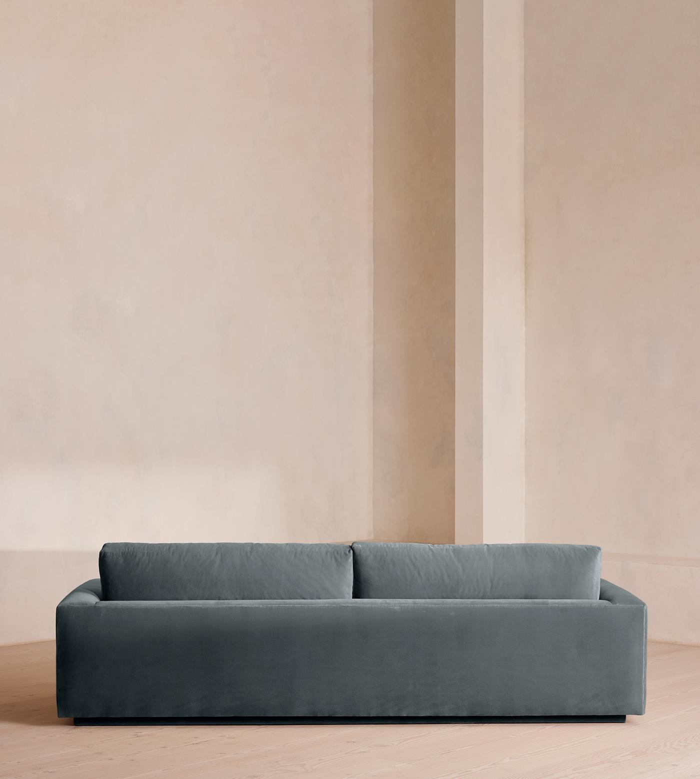 Designer Handmade Mossley Sofa Four-Seater in Velvet