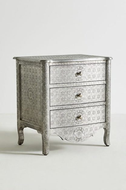 Anthropologie embossed nightstand