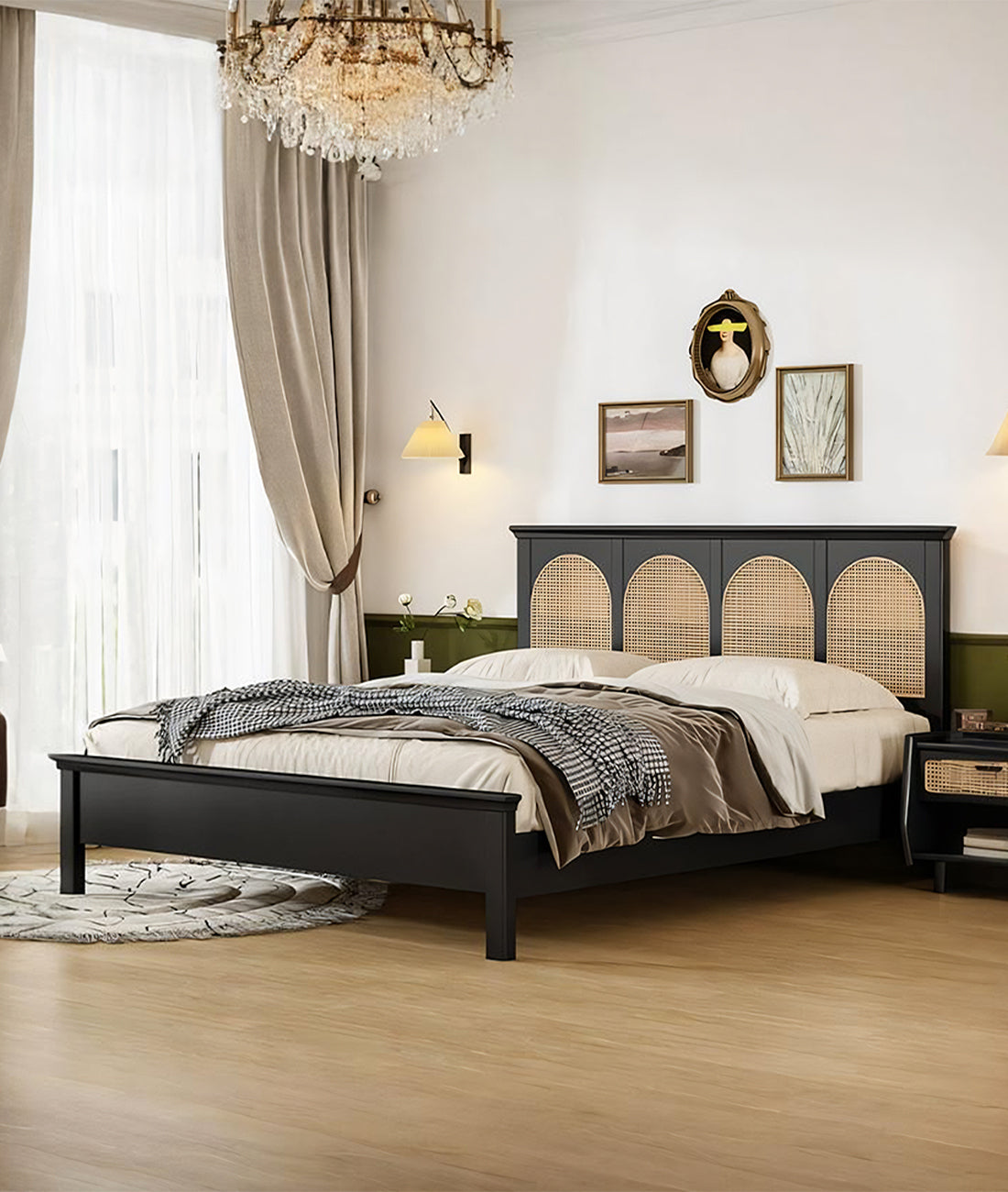 Rattan Bed