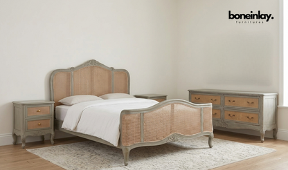 Bohemian Style Cane Bedroom set