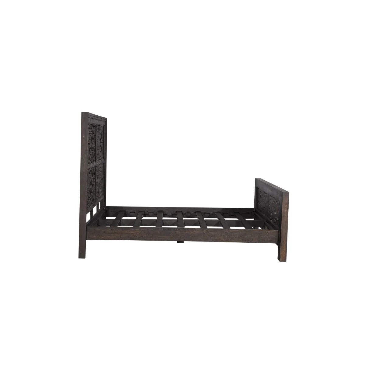 carved bed