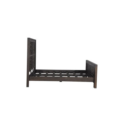 carved bed