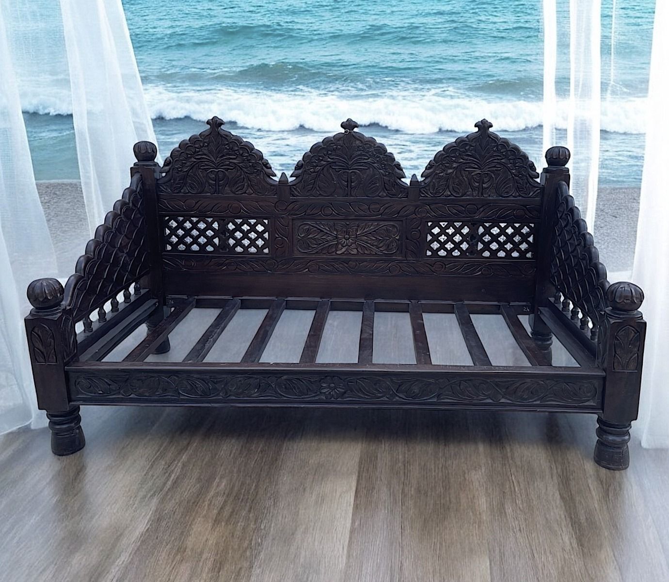 Dark wood Daybed
