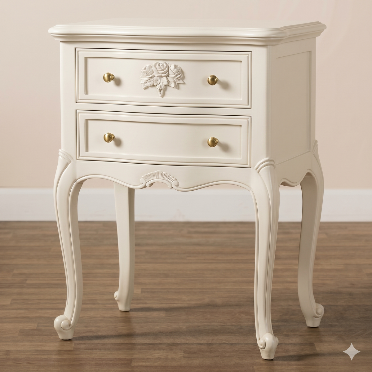French Design Bohemian Style Carved bedside